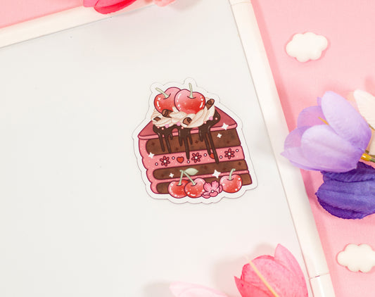 Chocolate Cherry Cake Magnet