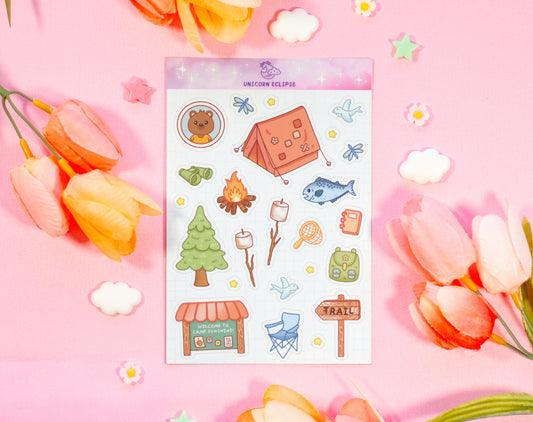 Camp Sunshine Sticker Sheet