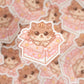 Cat in a Box Sticker