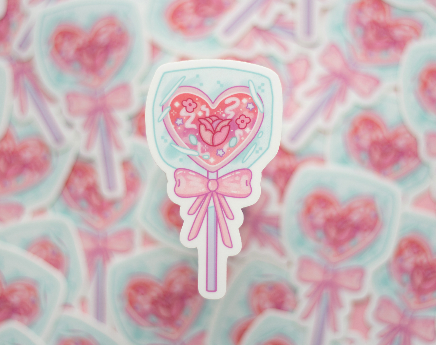 Heart Lollipop Sticker