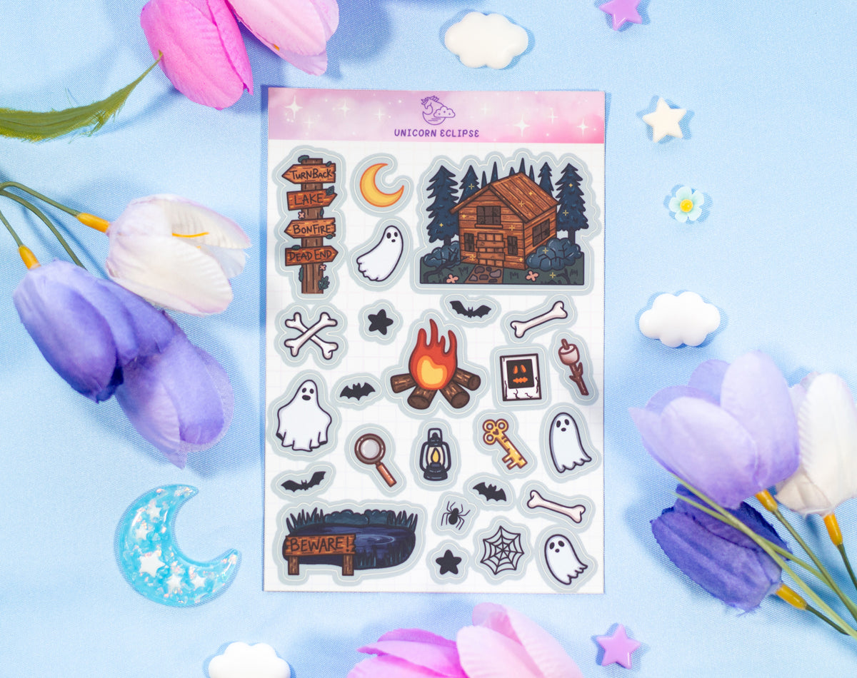 Camp Shadow Sticker Sheet