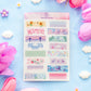 Washi Tape Strips Sticker Sheet