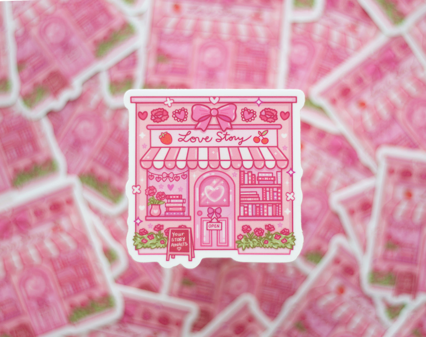 Romance Book Store Sticker