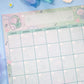 Blooming Records Monthly Planner Pad