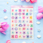 Ransom Numbers Sticker Sheet