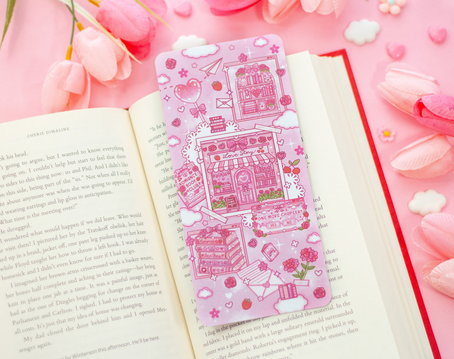 Love Story Reading Log Bookmark