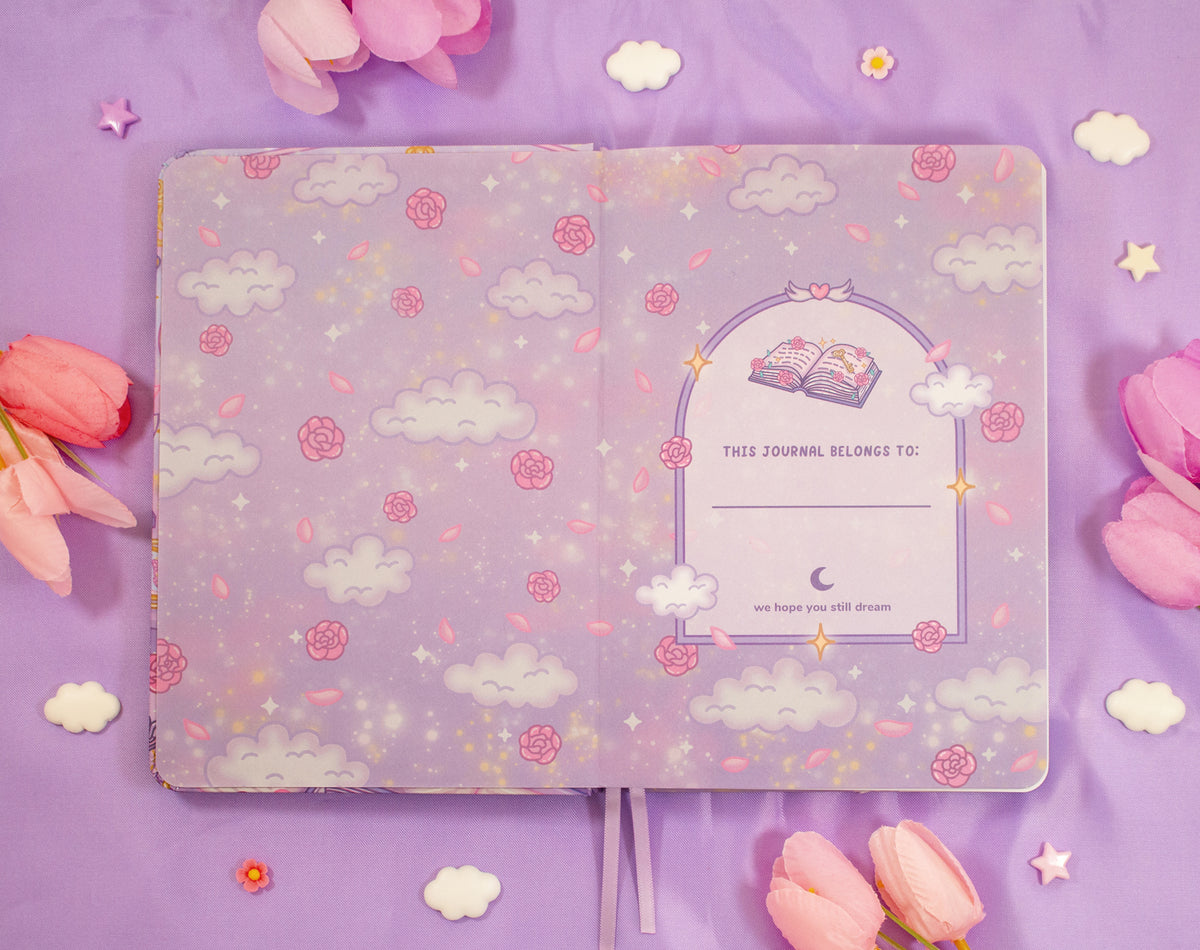 Pastel Academia Dotted Journal