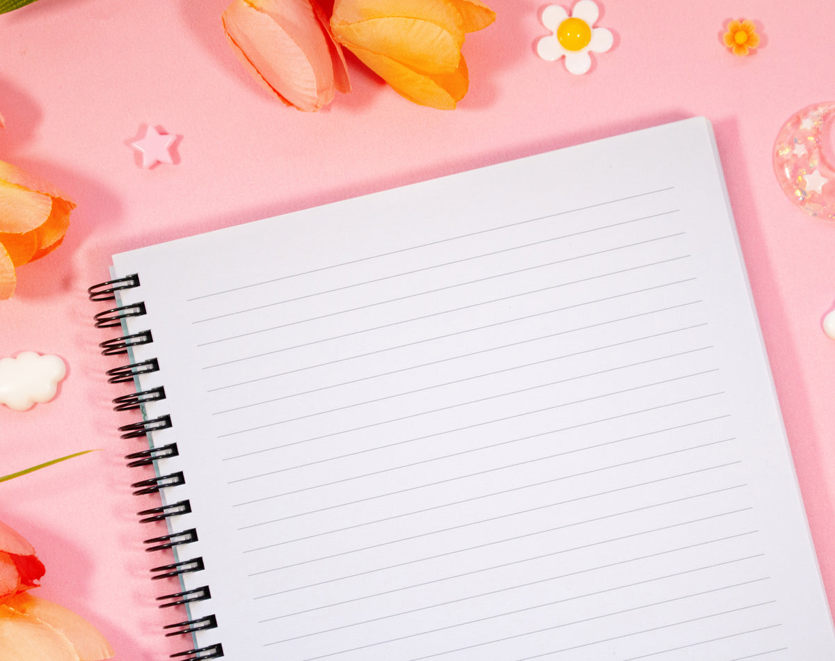 Camp Sunshine Spiral Lined Notebook (7x9")