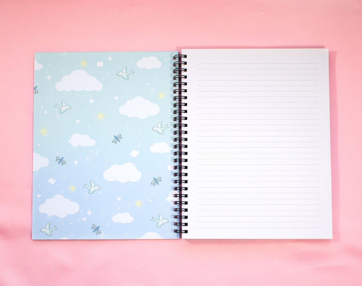 Camp Sunshine Spiral Lined Notebook (7x9")