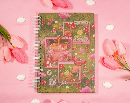 Mushroom Cottagecore Reusable Sticker Book