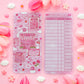 Love Story Reading Log Bookmark