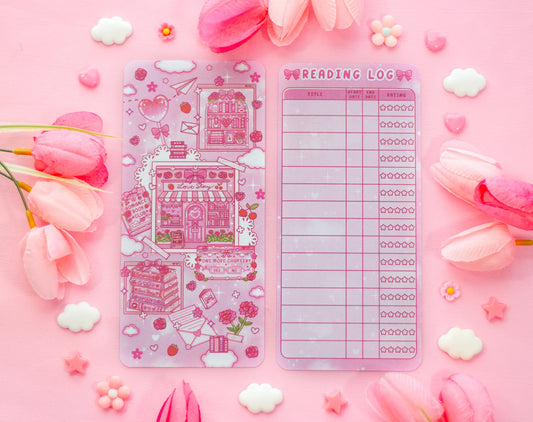 Love Story Reading Log Bookmark