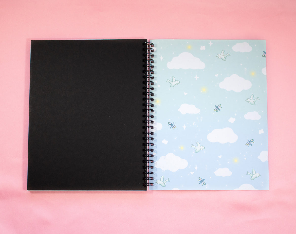 Camp Sunshine Spiral Lined Notebook (7x9")
