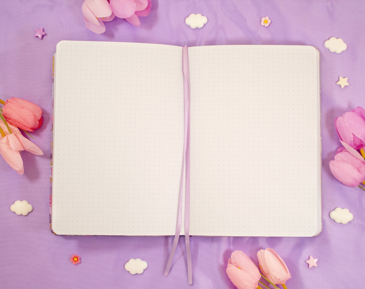 Pastel Academia Dotted Journal