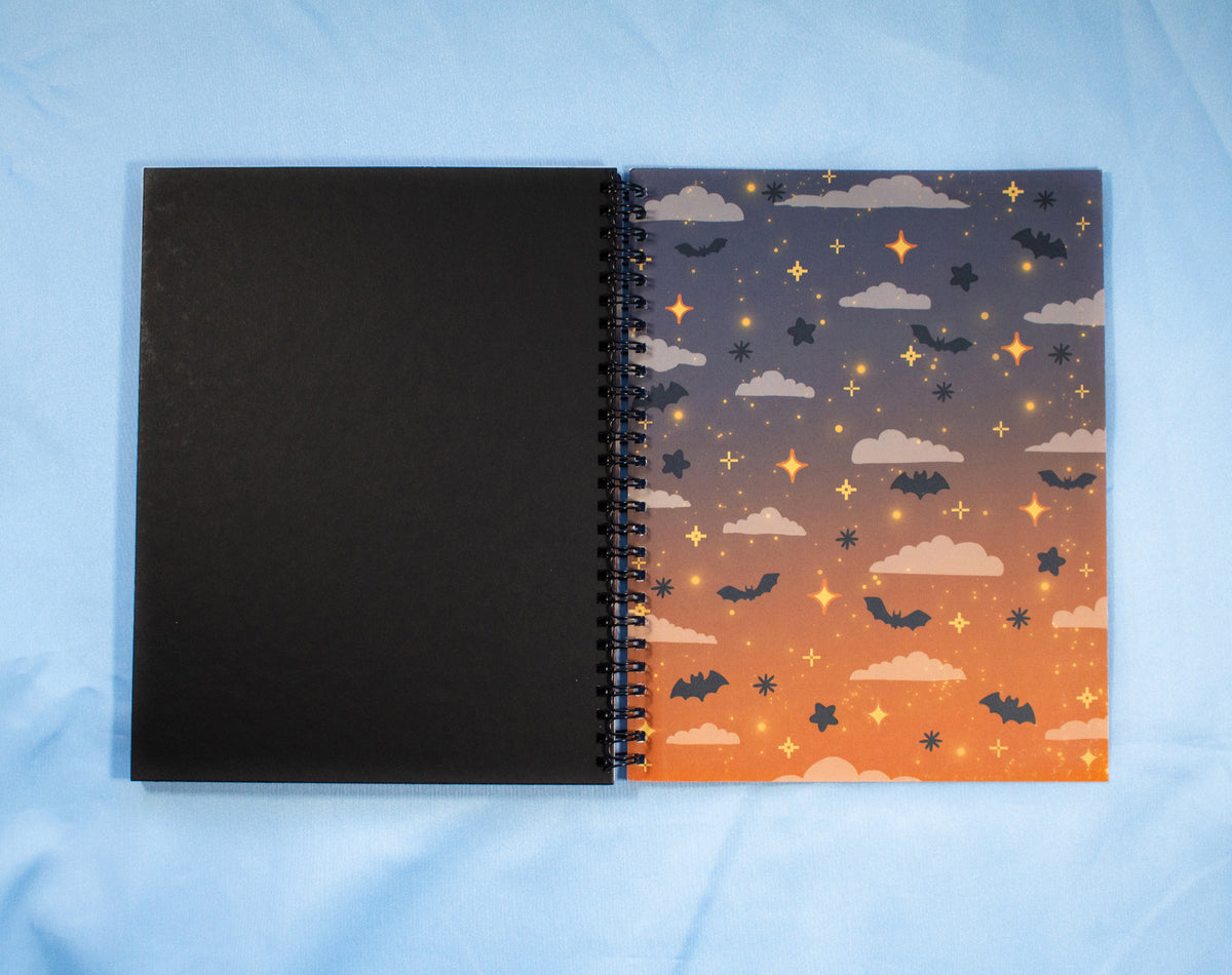 Camp Shadow Spiral Lined Notebook (7x9")