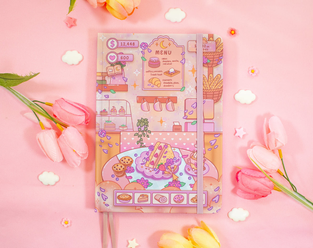 Cafe Quest Dotted Journal