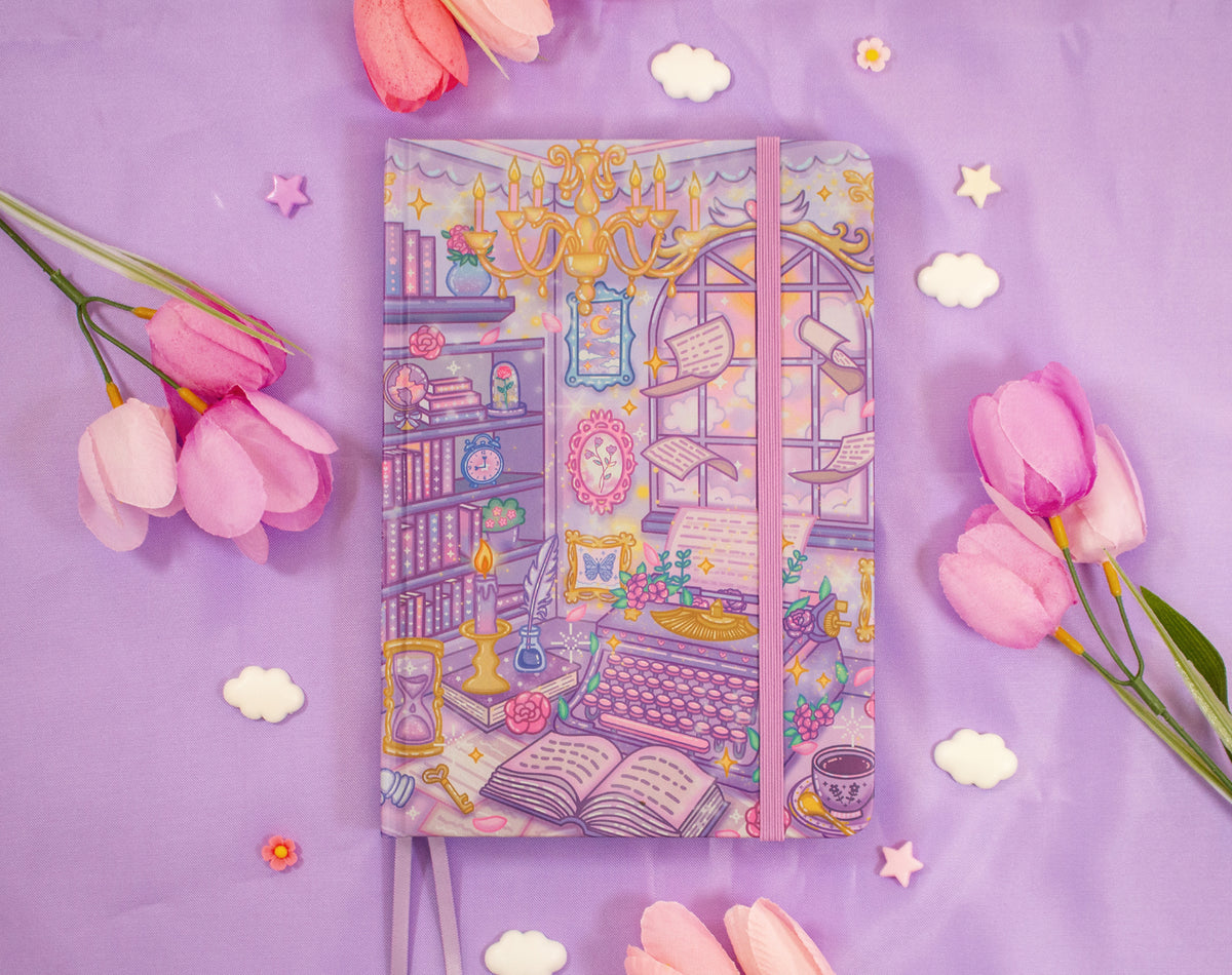 Pastel Academia Dotted Journal