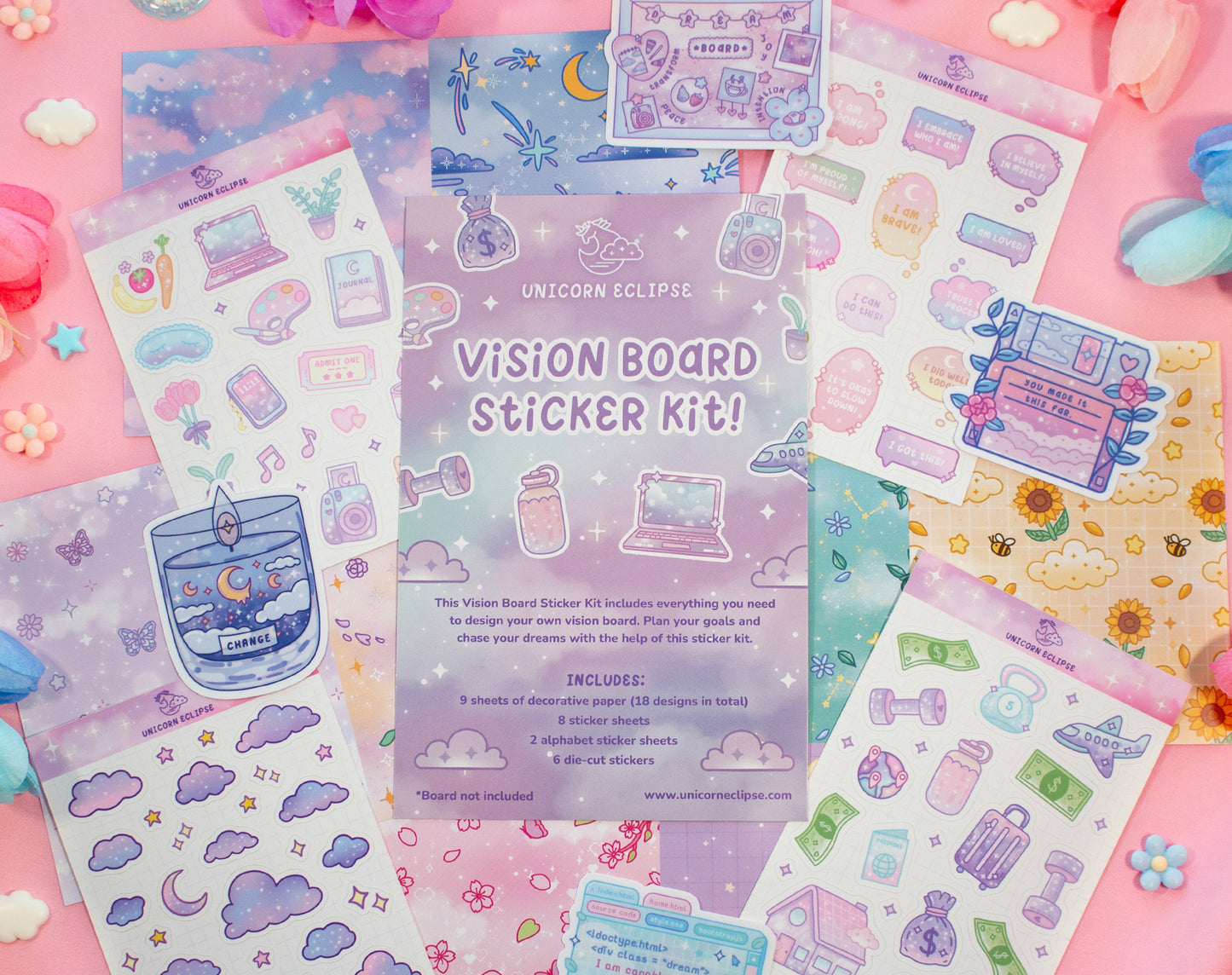 Vision Board Sticker Kit