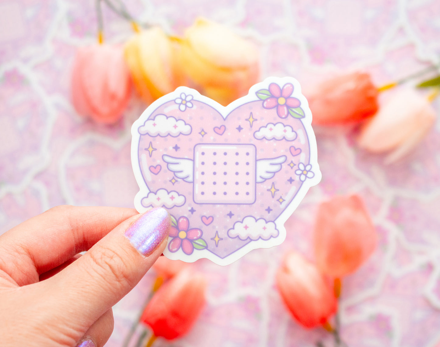 Bandage Heart Sticker