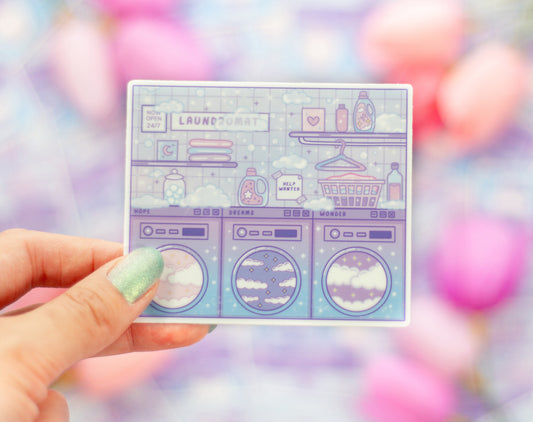 Laundromat Sticker