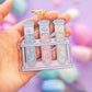 Test Tubes Keychain