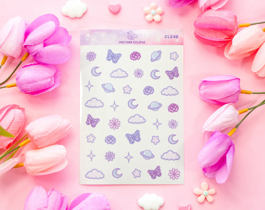 Magical Memories Clear Deco Sticker Sheet