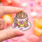 Cozy Coffee Enamel Pin