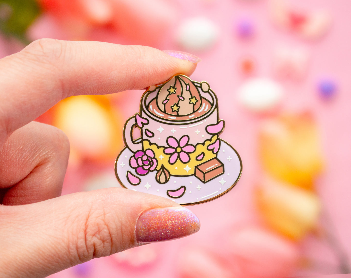 Cozy Coffee Enamel Pin