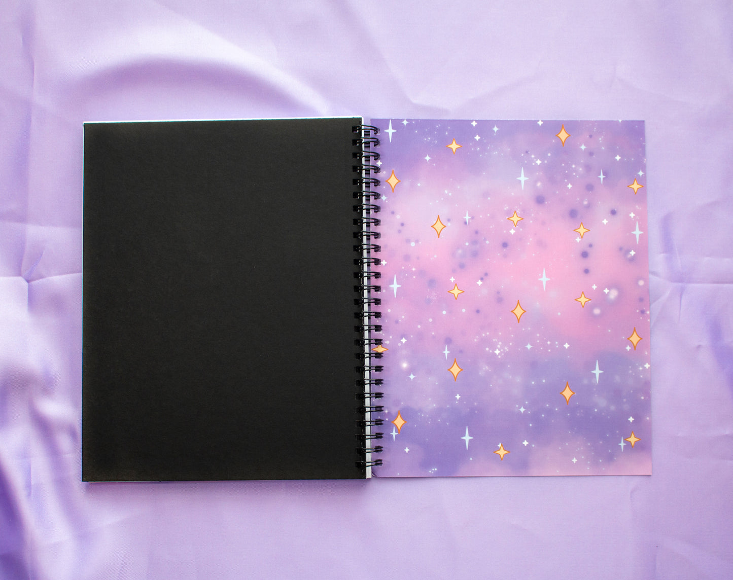 Study Night Spiral Lined Notebook (7x9")