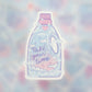 Laundry Detergent Sticker