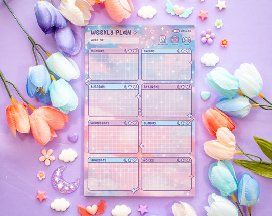 Game Time Weekly Planner Pad