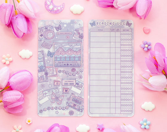 Magical Memories Reading Log Bookmark