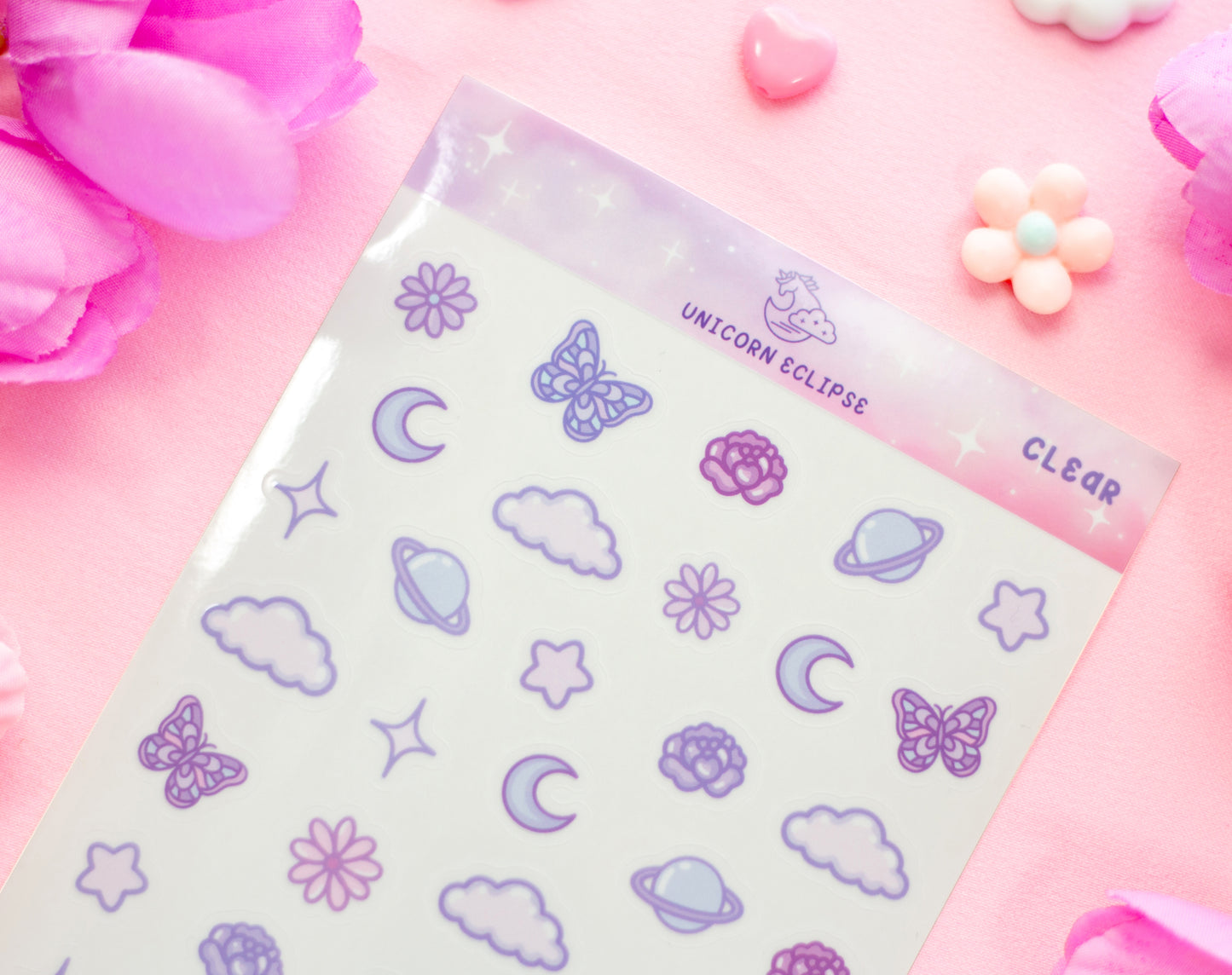 Magical Memories Clear Deco Sticker Sheet