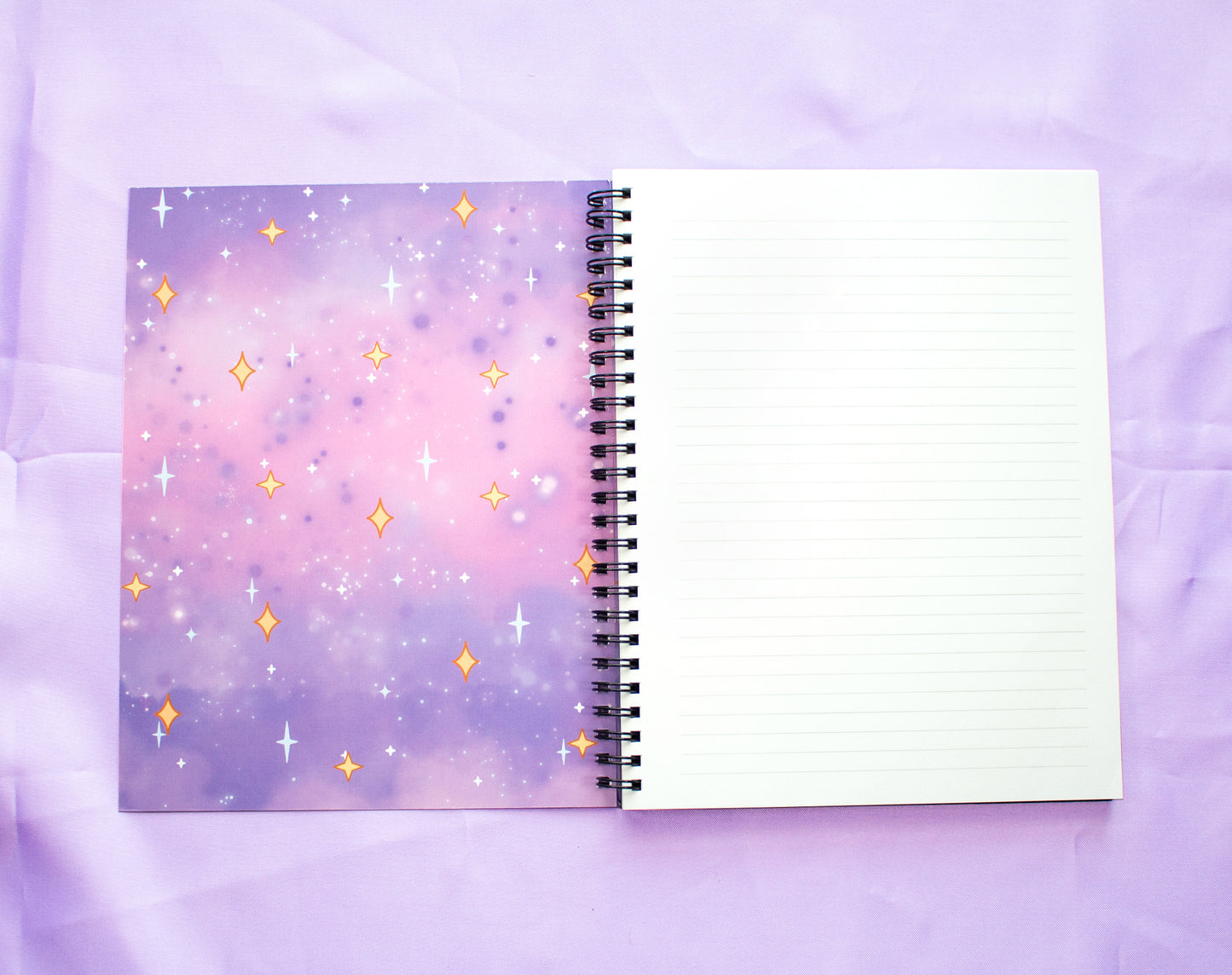 Study Night Spiral Lined Notebook (7x9")