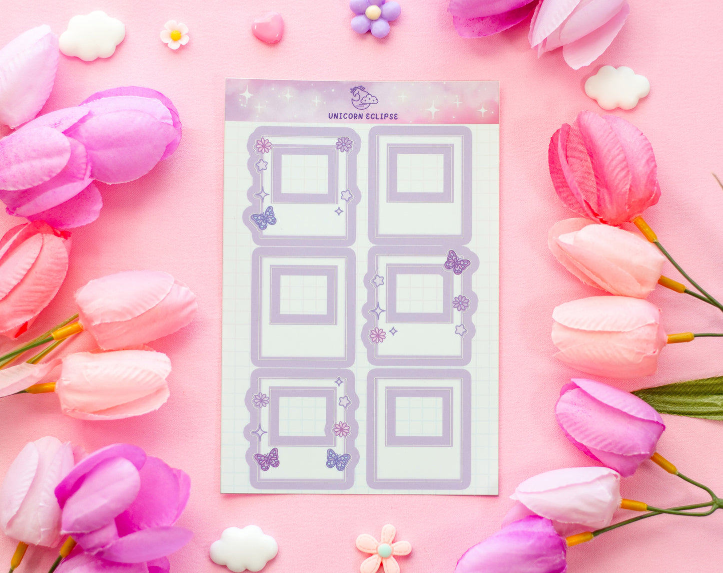 Magical Photo Frames Sticker Sheet