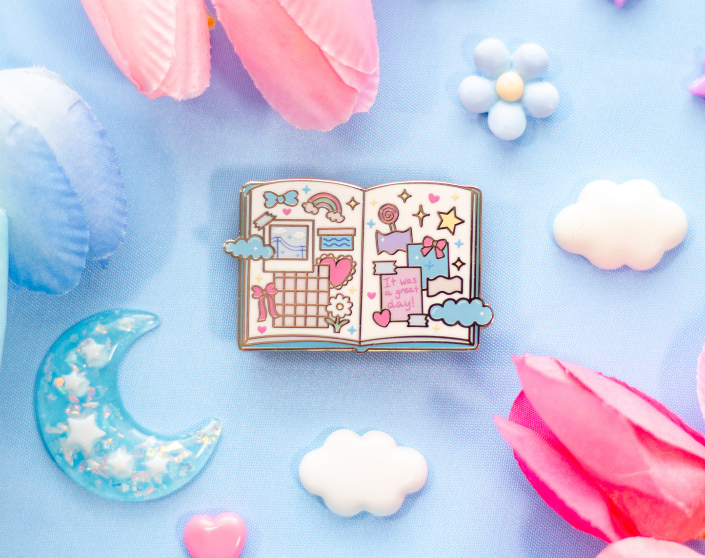 Journal Enamel Pin