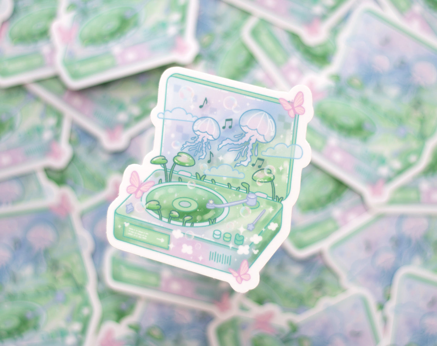 Record Player Sticker