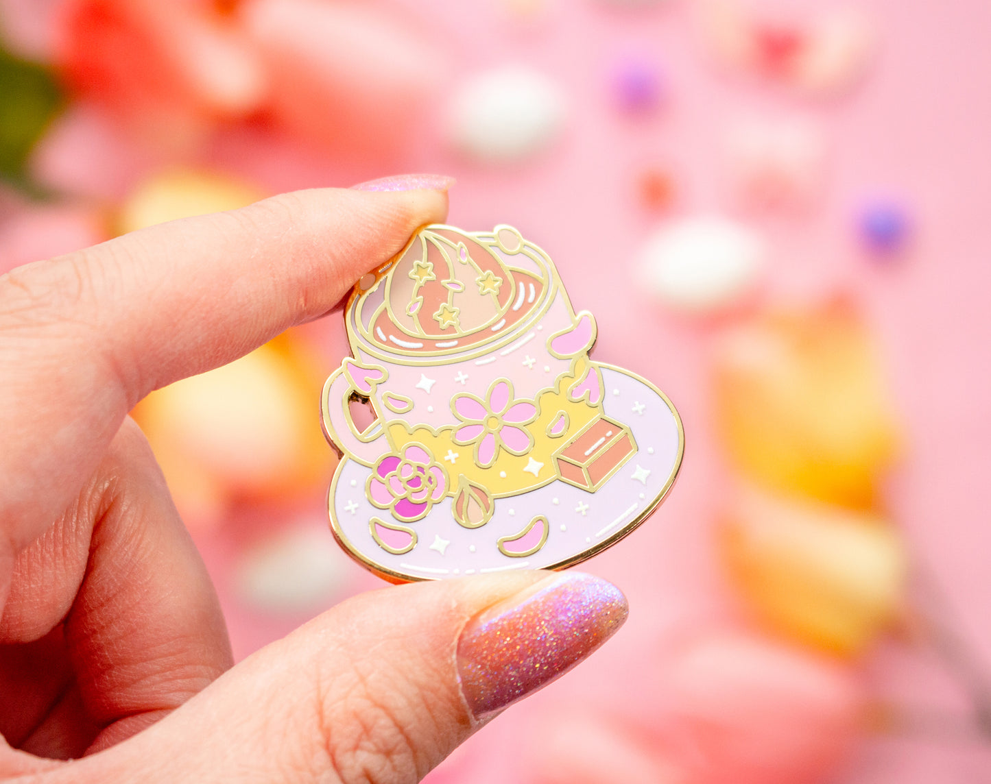 Cozy Coffee Enamel Pin