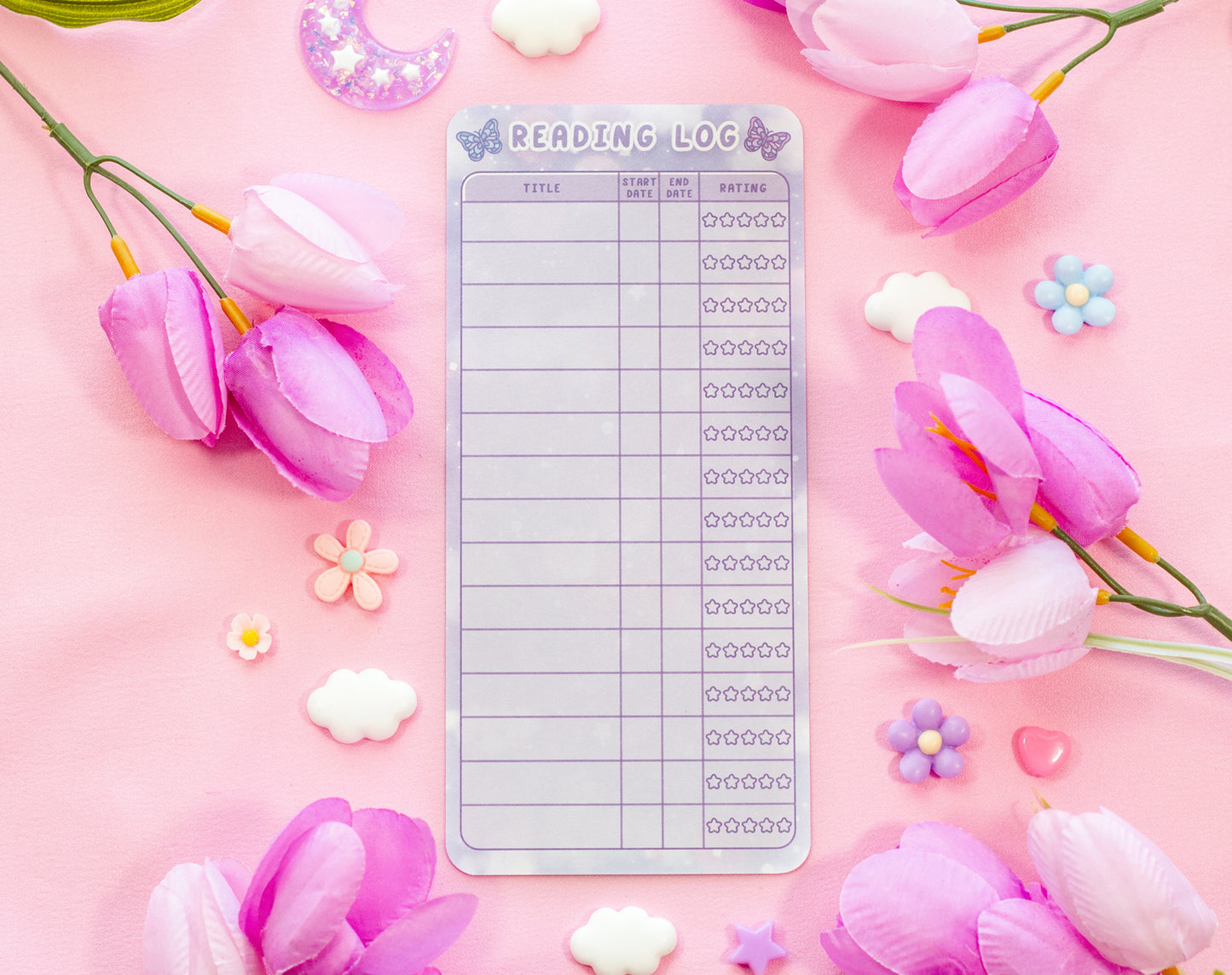 Magical Memories Reading Log Bookmark