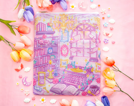 Pastel Academia Book Sleeve