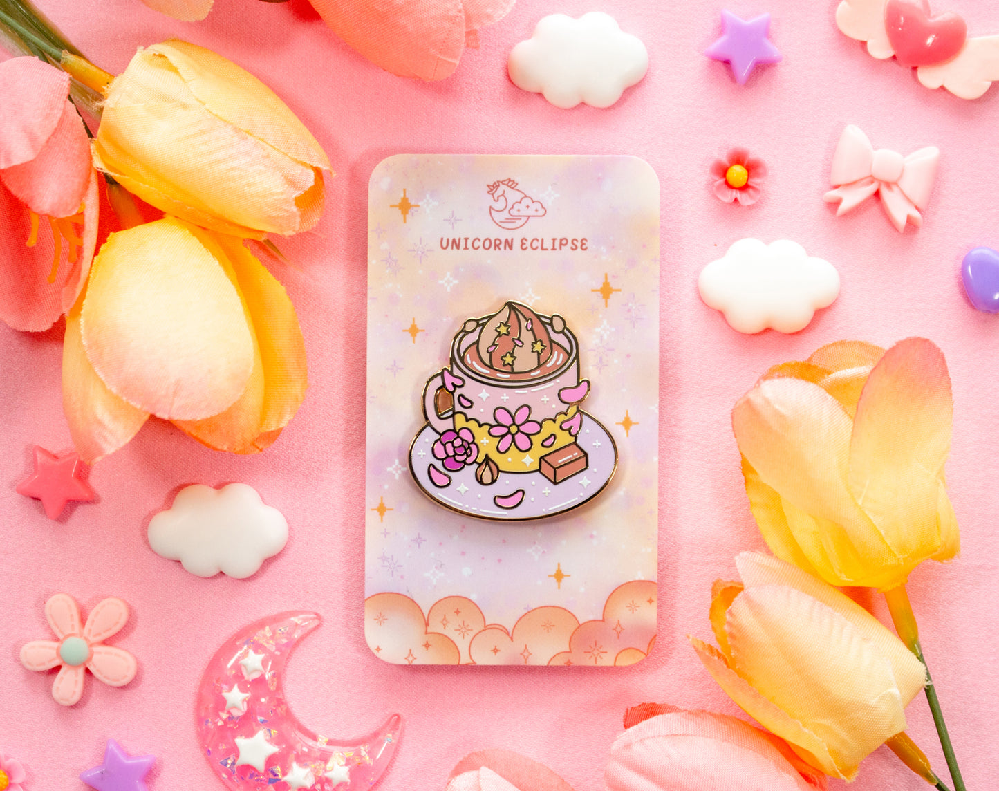 Cozy Coffee Enamel Pin