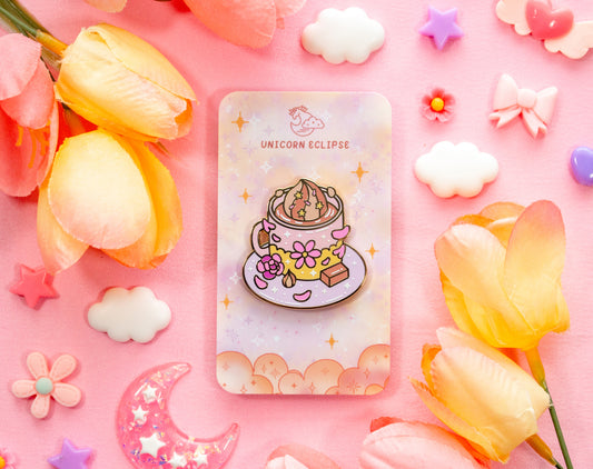 Cozy Coffee Enamel Pin