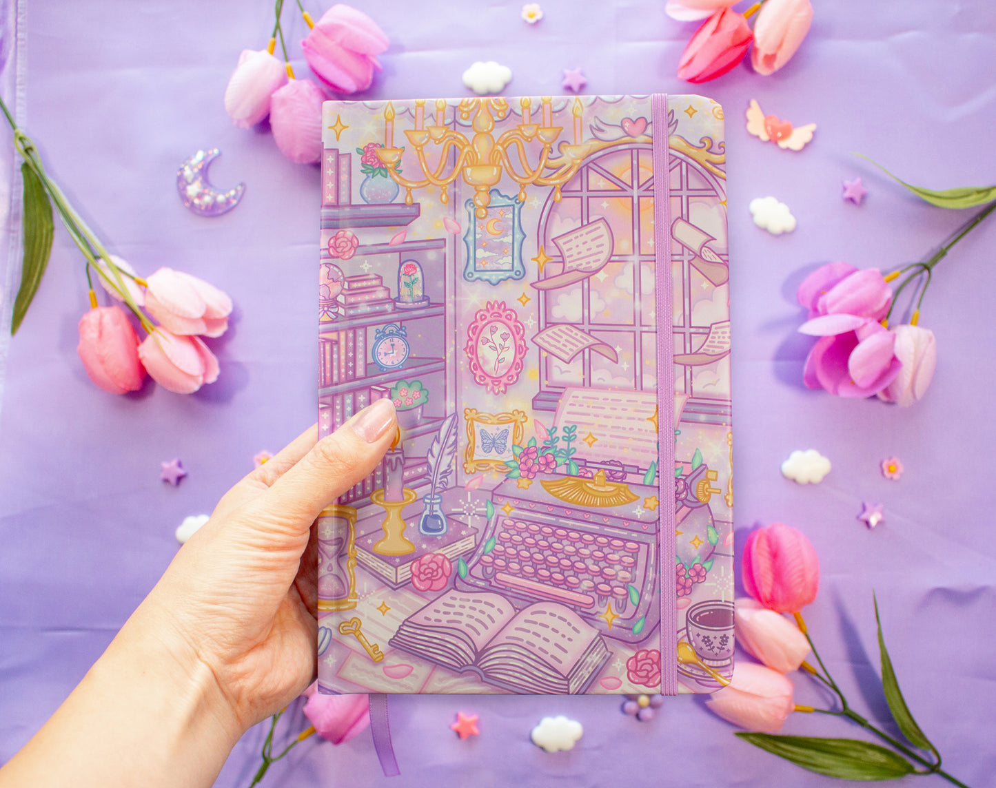 Pastel Academia Dotted Journal
