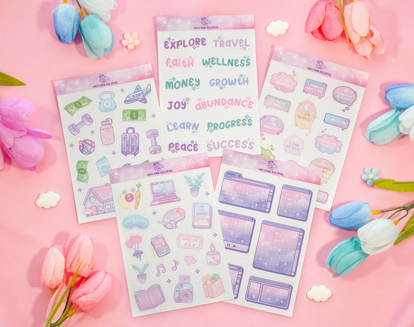 Vision Board Sticker Kit