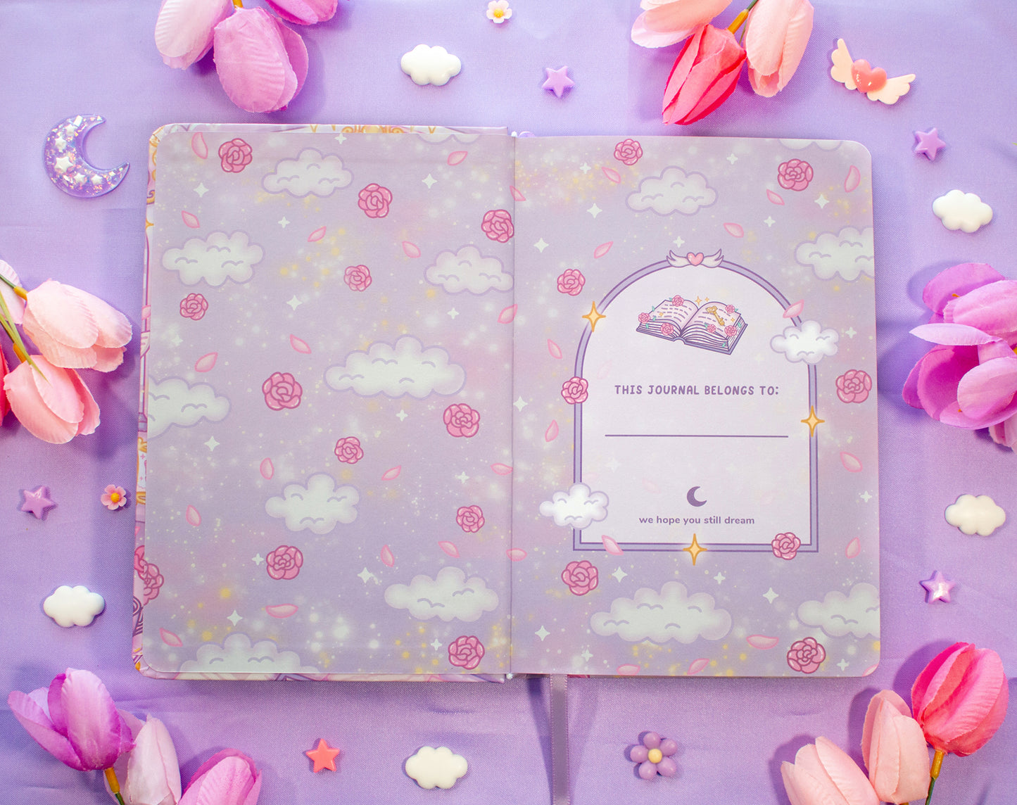 Pastel Academia Dotted Journal