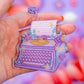 Typewriter Keychain