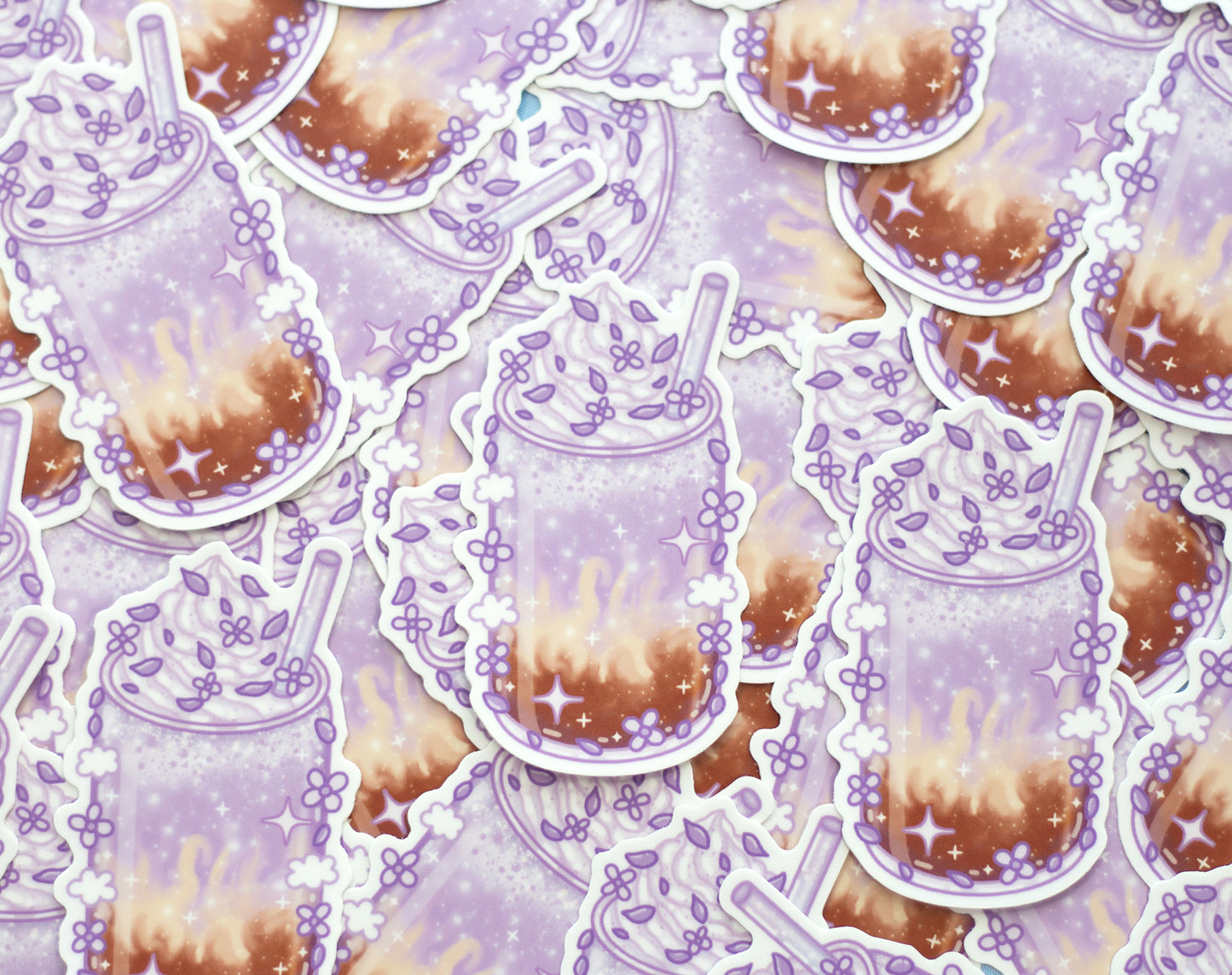 Ube Latte Sticker