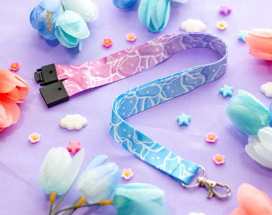 Vaporwave Water Lanyard