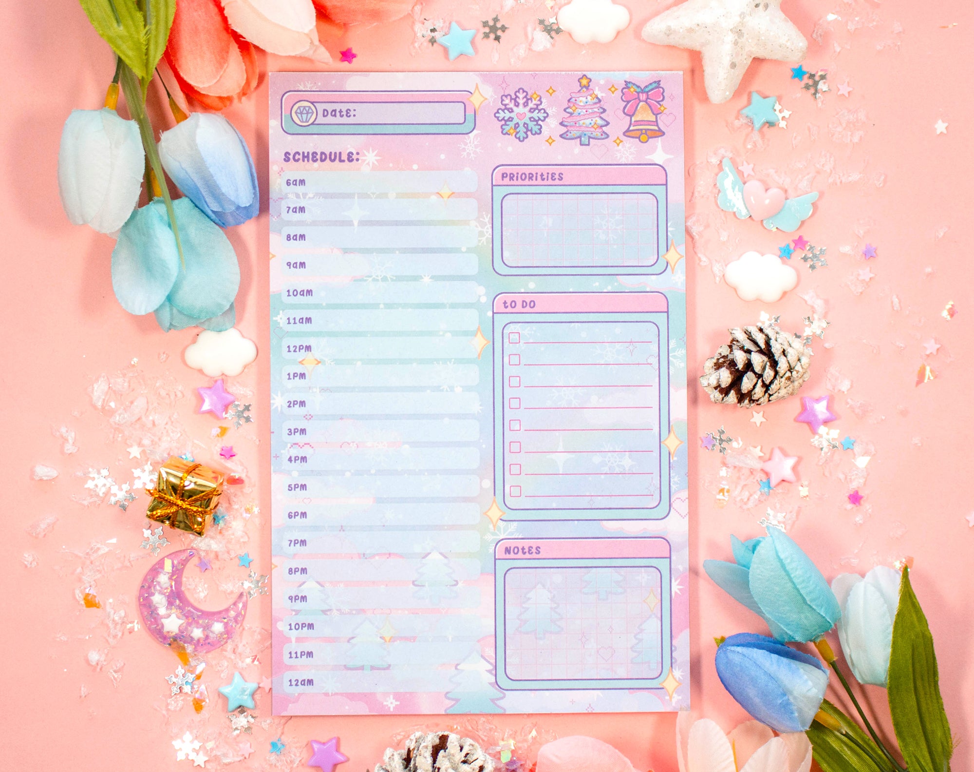 Planner | 2022 Planner | Weekly Planner | Hourly Planner | Custom Planner | Personal Planner | Life Planner | Planners selling | Watercolor Unicorn