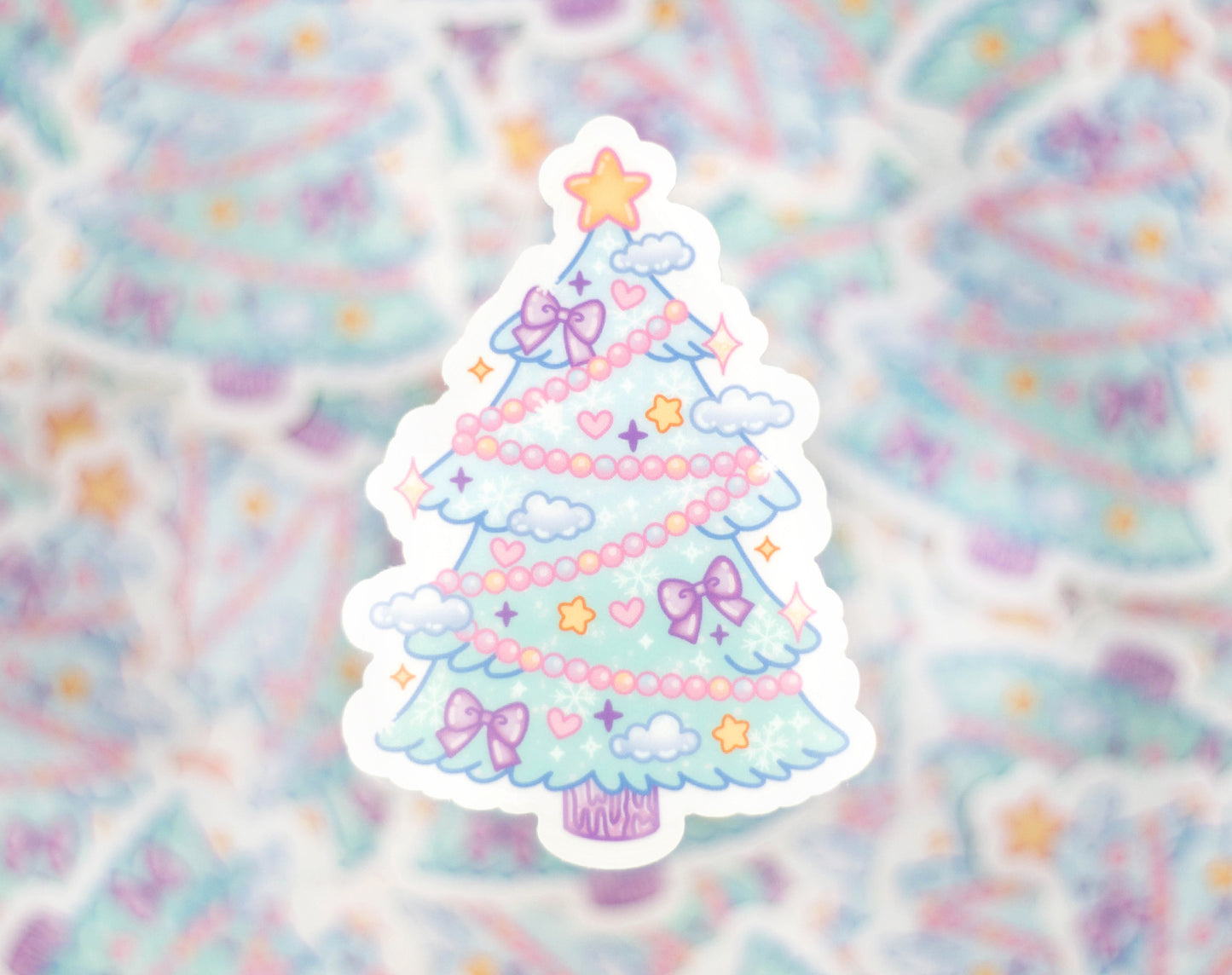 Christmas Tree Clear Sticker
